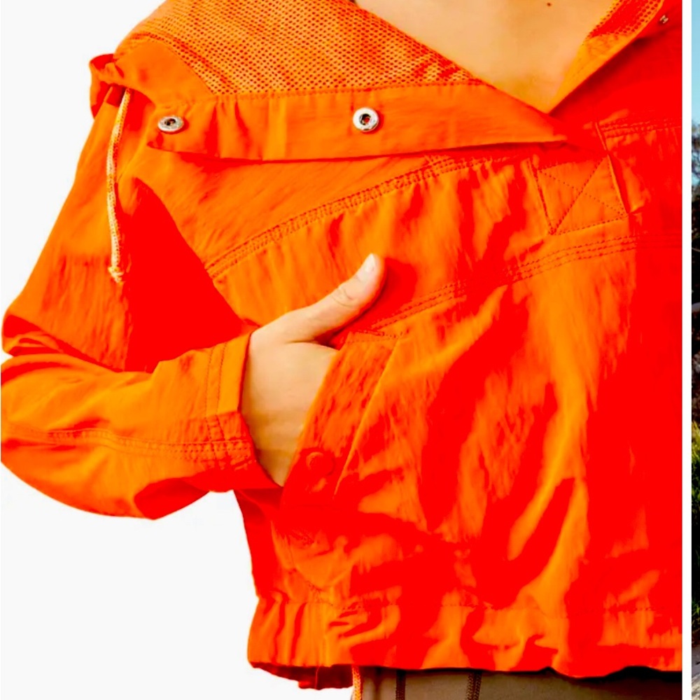 Free People Movement Ride the Wave Crop Hooded Jacket.  New With Tags